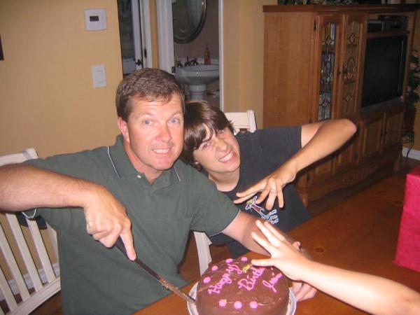 fake faces from my dad and brother